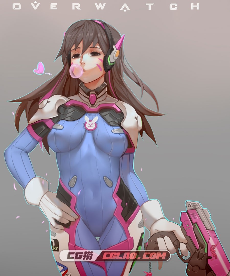 守望先锋之DVA 角色原画设计同人原画特辑 174P,D.VA-(15).jpg