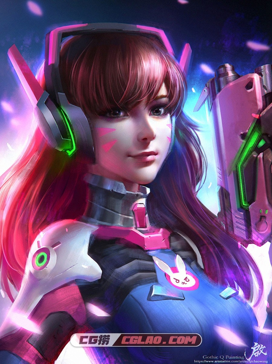 守望先锋之DVA 角色原画设计同人原画特辑 174P,D.VA-(32).jpg