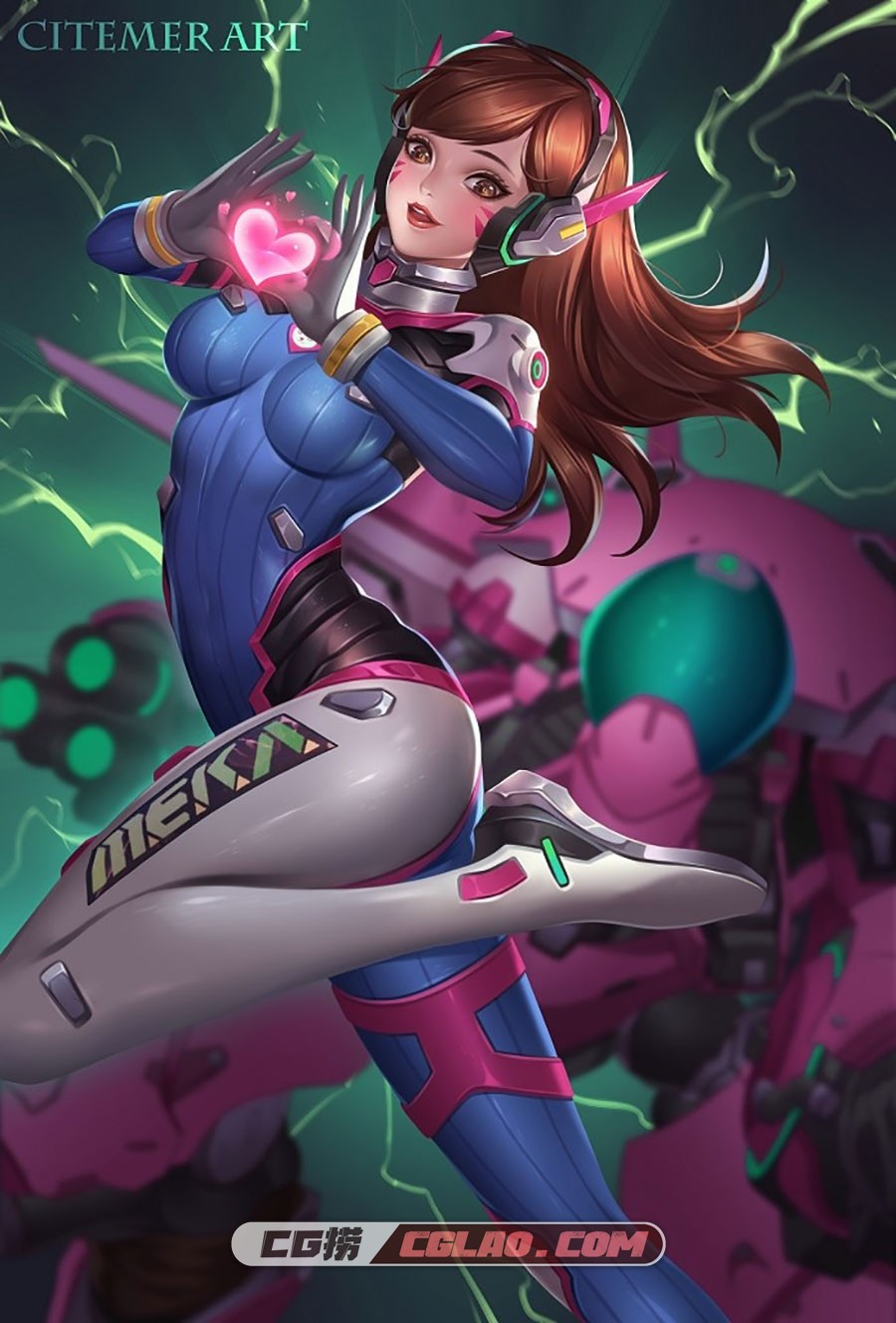 守望先锋之DVA 角色原画设计同人原画特辑 174P,D.VA-(77).jpg