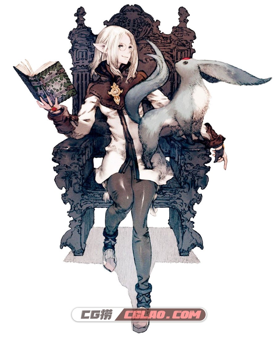Final Fantasy XIV 最终幻想14 场景角色生物原画三视图合集 198P,ff14-arcanist.jpg