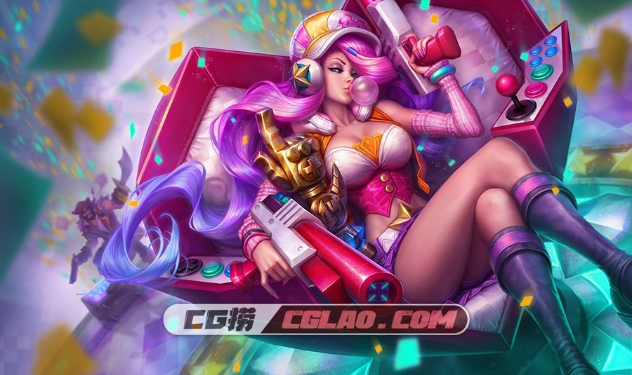 Michelle Hoefener原画师 角色原画设计图集网盘下载 224P,0_Arcade-Miss-Fortune---League-of-Legends,-Michelle-Hoefener_01.jpg