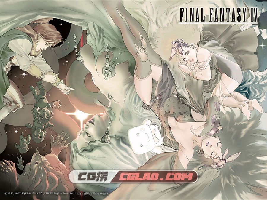 FF 最终幻想系列 历代原画设定参考素材 网盘下载 3768P,ff4-illust04.jpg
