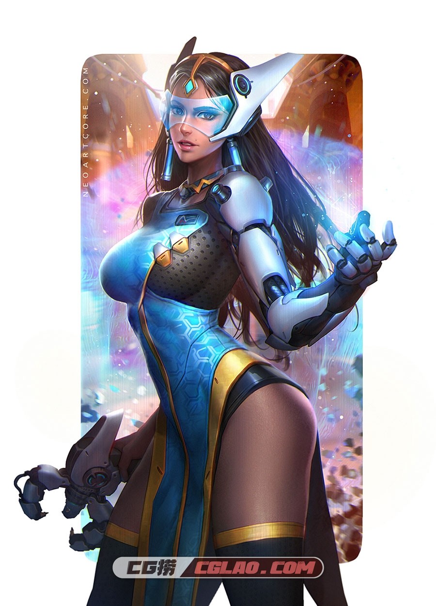 NeoArtCorE泰国画师  人物角色原画设计图集参考 下载 233P,Symmetra--Overwatch-Fanart.jpg