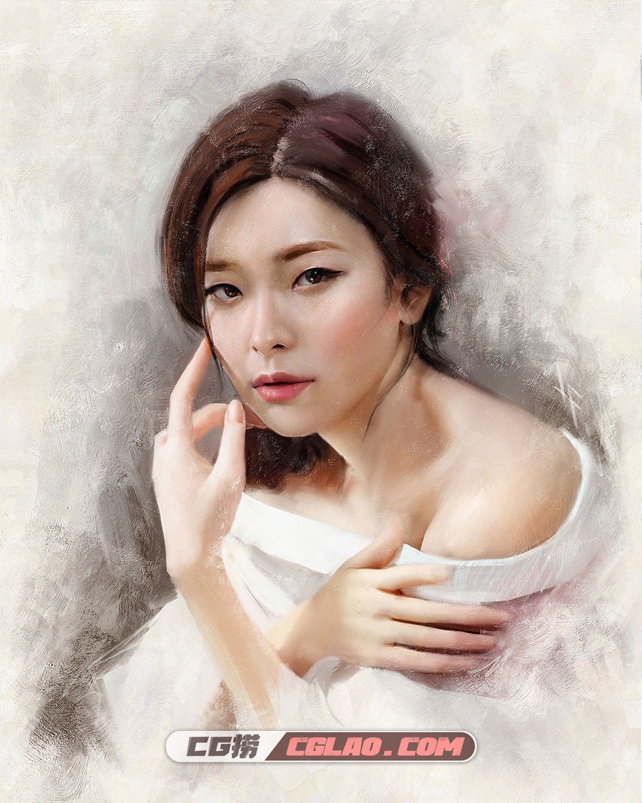 古典油画风格 Justine Florentino 菲律宾画师的写实人物肖像作品,jflorentino_Seulgi-2_3_18justine-florentino-183.jpg