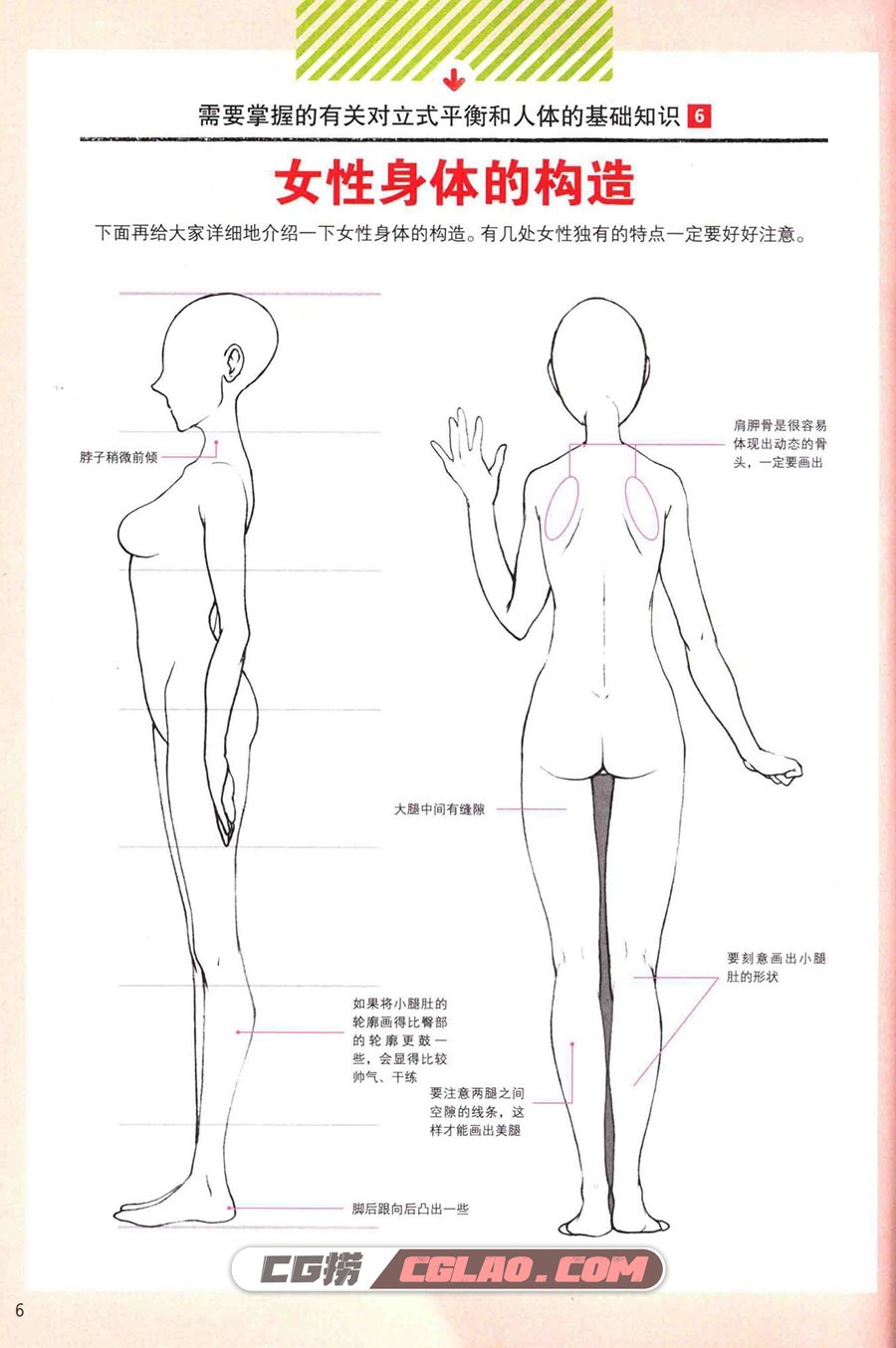 女性角色的画法 漫画初学者入门教程PDF格式 百度网盘下载,漫画初学者入门教程女性角色的画法014.jpg