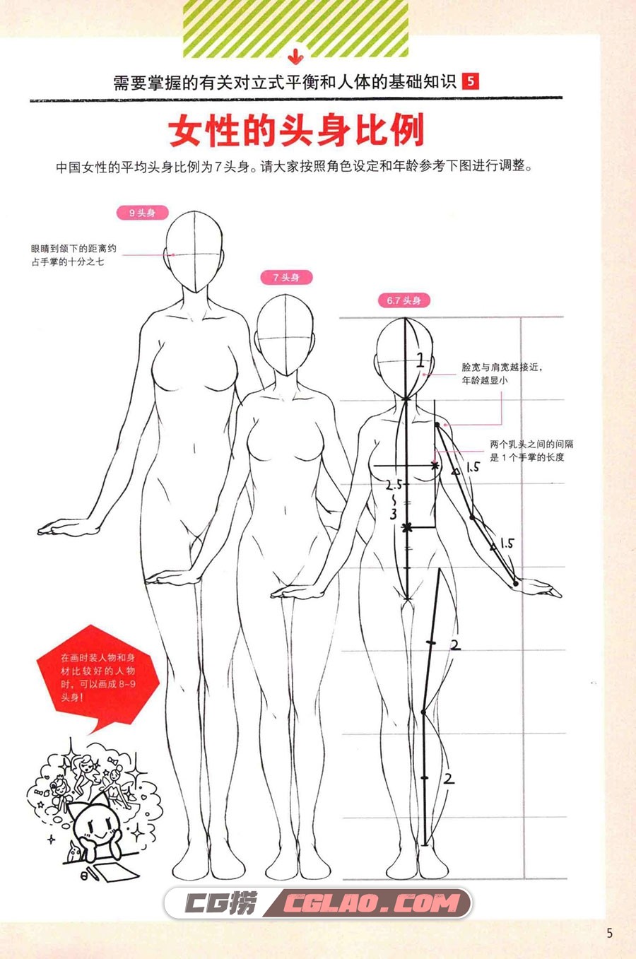 女性角色的画法 漫画初学者入门教程PDF格式 百度网盘下载,漫画初学者入门教程女性角色的画法013.jpg