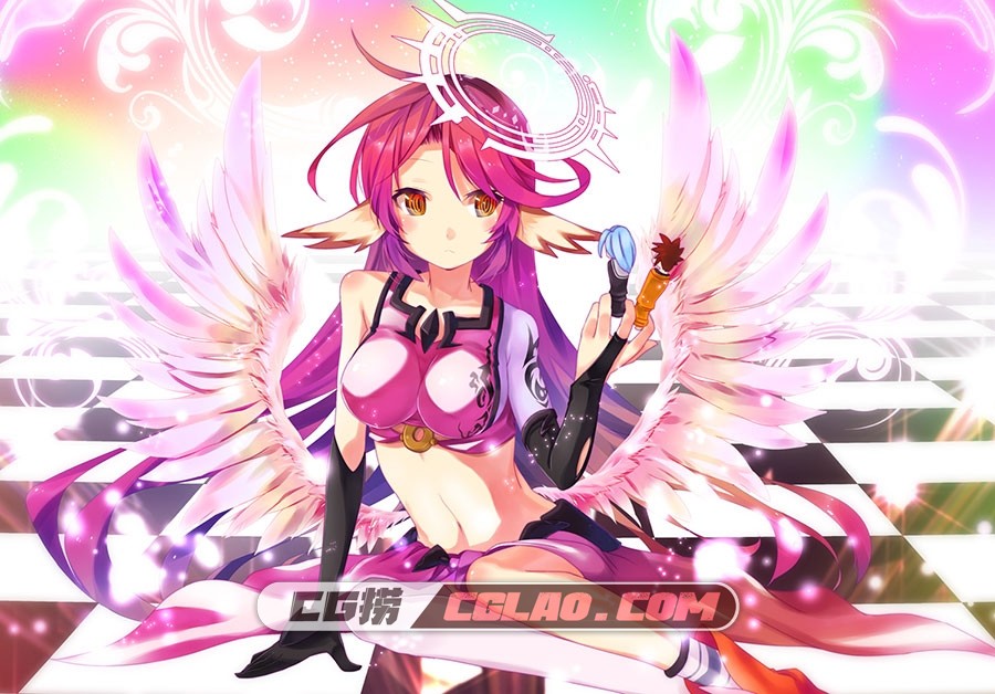 NO GAME NO LIFE 游戏人生 角色海报插画壁纸 百度网盘图包下载,游戏人生-(161).jpg