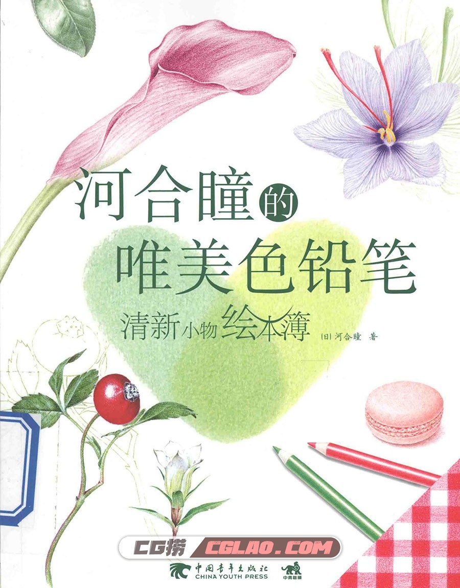 河合瞳的唯美色铅笔：清新小物绘本簿  电子版教程百度云PDF,河合瞳的唯美色铅笔清新小物绘本簿001.jpg