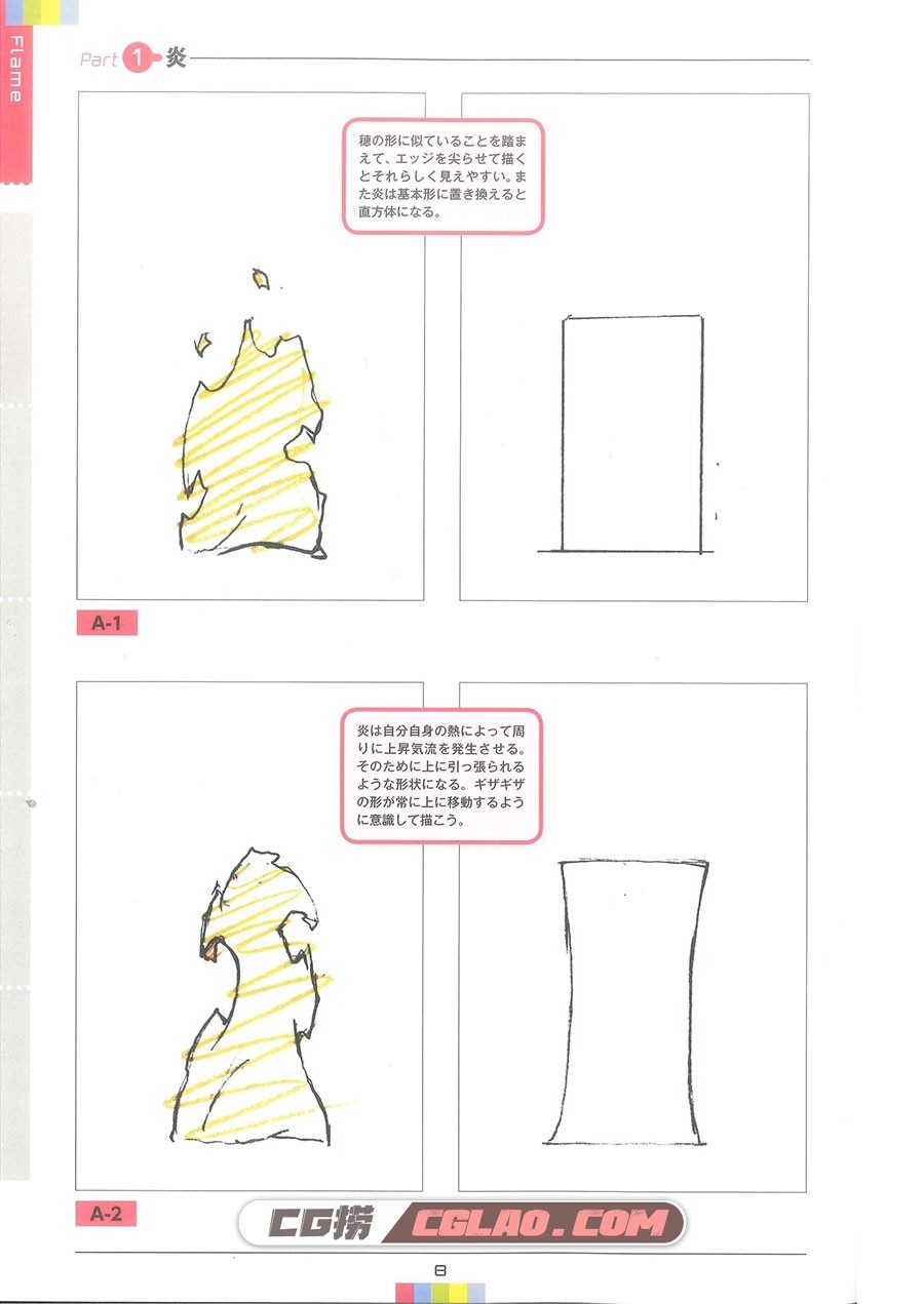 吉田流!动画特效作画 漫画教程百度网盘下载 PDF格式,[漫画教程][吉田徹]吉田流!动画特效作画-日文版-10.jpg