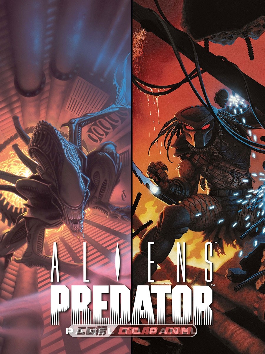 Aliens Predator:Panel to Panel 异形与铁血战士 画集百度网盘下载,Aliens-⁄-Predator꧇-Panel-to-Panel-(P001).jpg