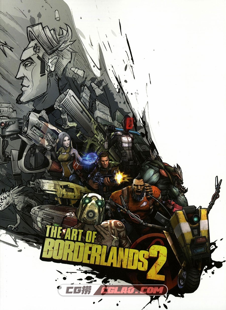 Borderlands2 无主之地2 艺术设定资料集 游戏画集百度网盘下载,The-Art-of-Borderlands-2-•-(P001).jpg