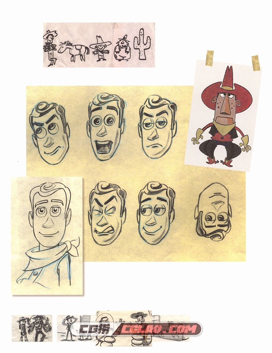 Toy Story 玩具总动员 设定资料集 百度网盘下载,Toy_Story_The_Sketch_Book_Series_Page_13.jpg