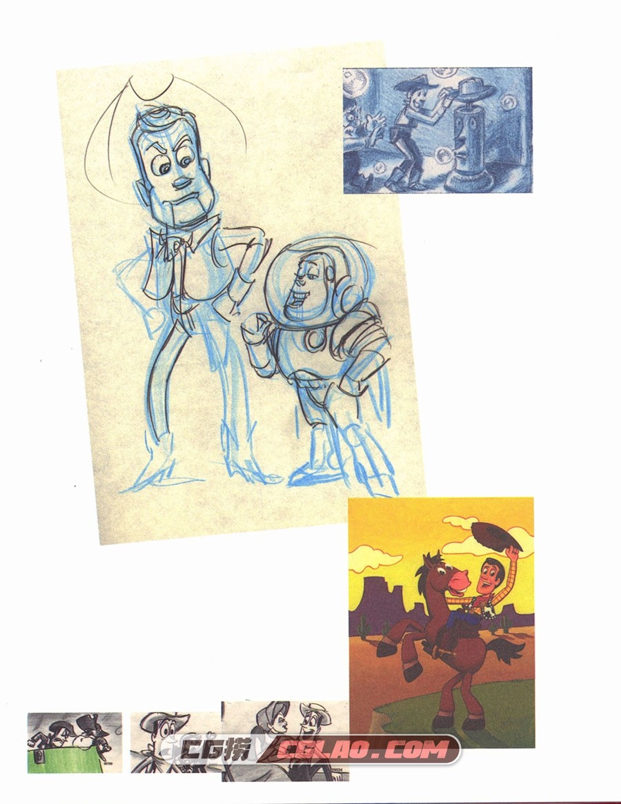 Toy Story 玩具总动员 设定资料集 百度网盘下载,Toy_Story_The_Sketch_Book_Series_Page_15.jpg