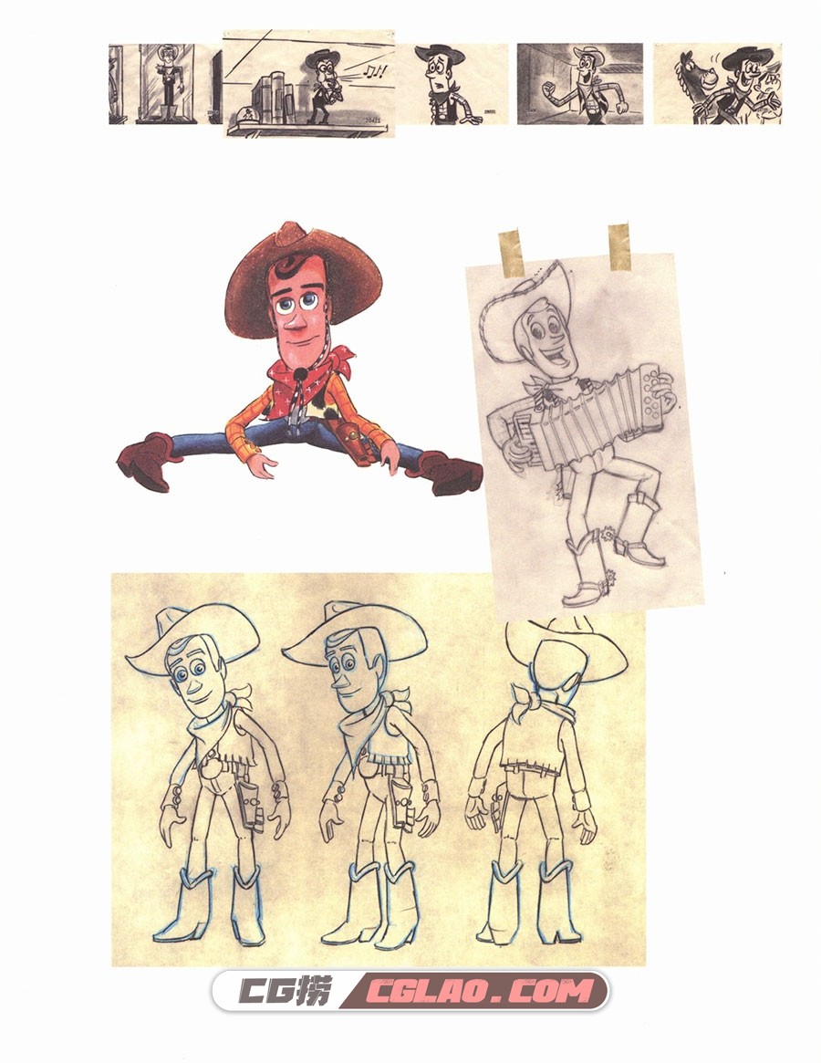 Toy Story 玩具总动员 设定资料集 百度网盘下载,Toy_Story_The_Sketch_Book_Series_Page_14.jpg