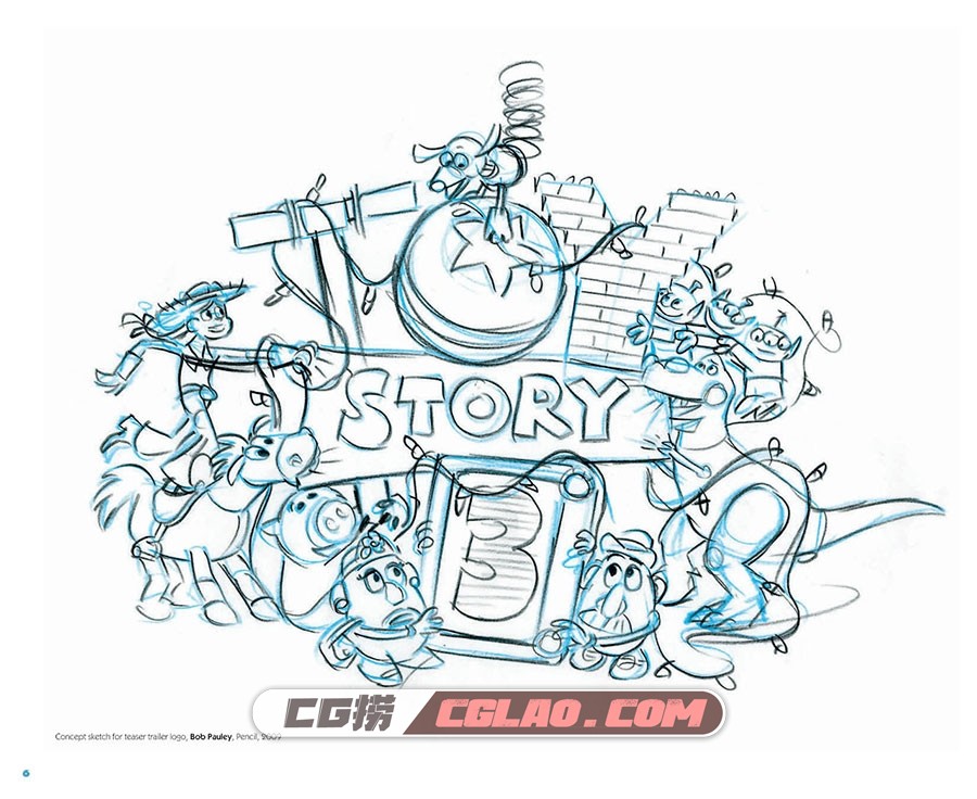 Toy Story 玩具总动员3+4部 原画设定集 画集百度网盘下载,The_Art_of_Toy_Story_3_Page_007.jpg
