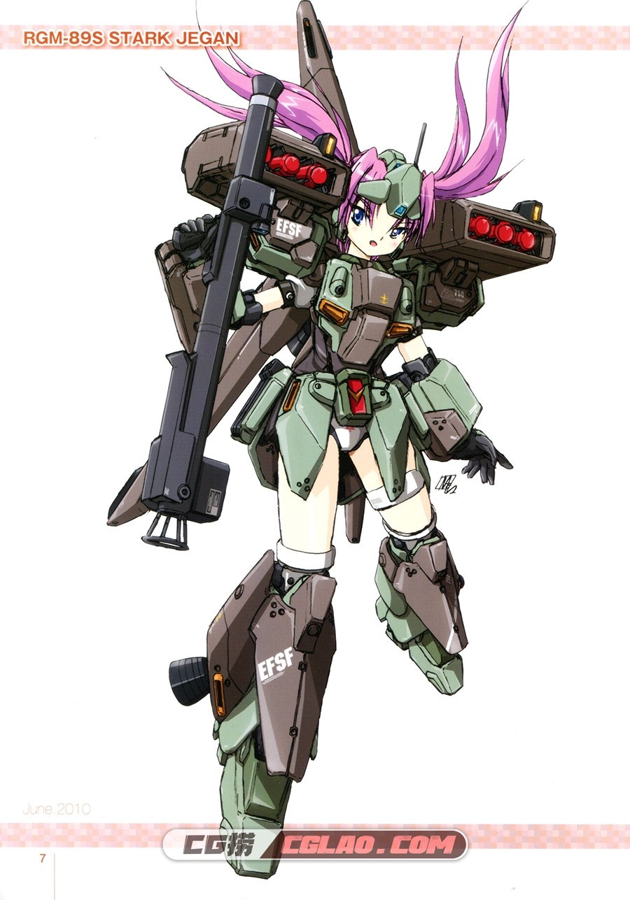 Gundam Mobile Suit Girl Art Collection 明貴美加 插画画集百度云下载,009_img0007.jpg