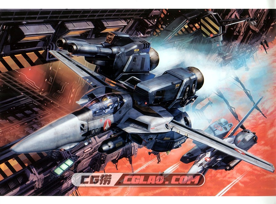 超时空要塞 天神英贵Macross画集 插画画集百度网盘下载,Valkyries_Third_Sortie_009.jpg