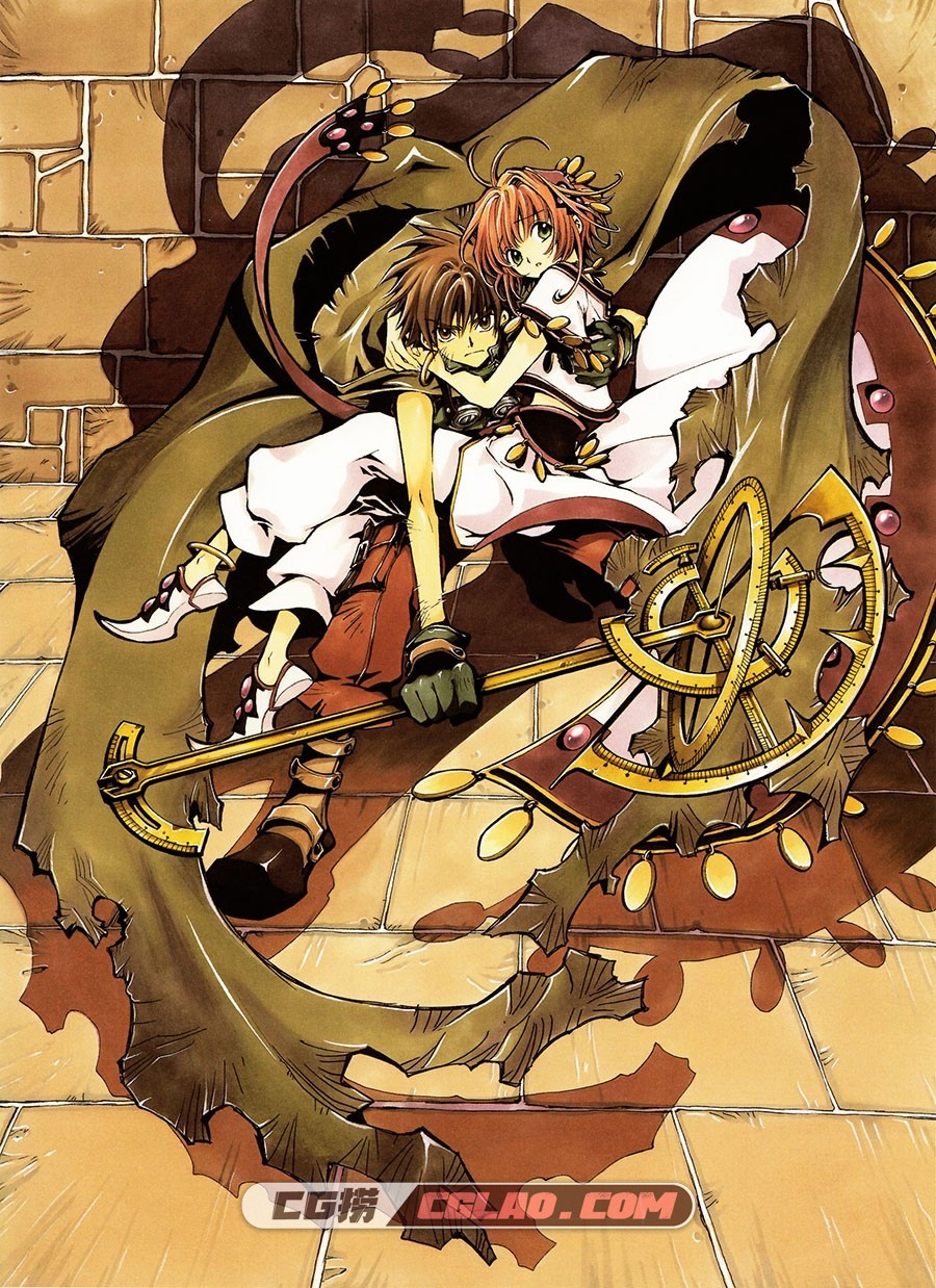 CLAMP 翼 年代记原画画集百度网盘下载,002.jpg