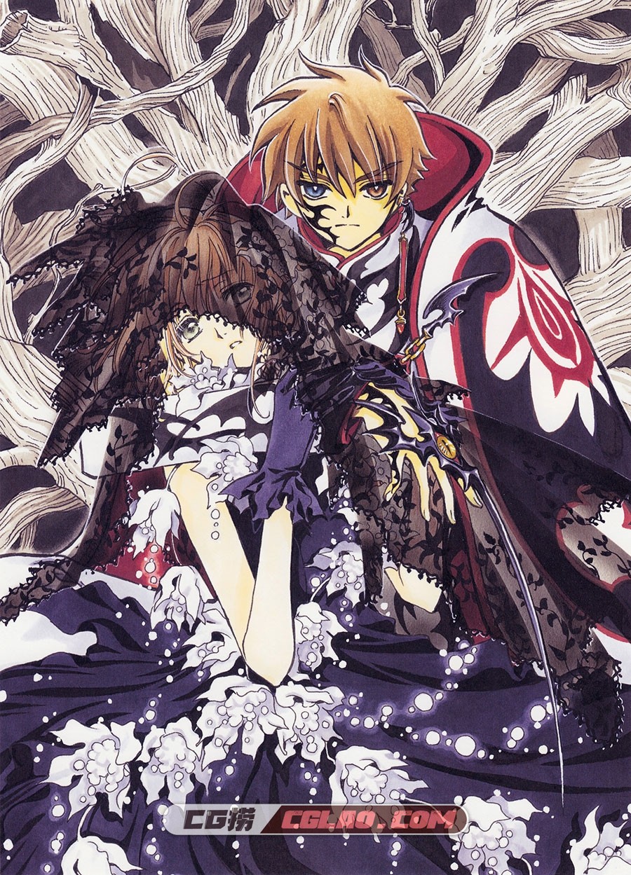 CLAMP 翼2 年代记原画画集百度网盘下载,007.jpg