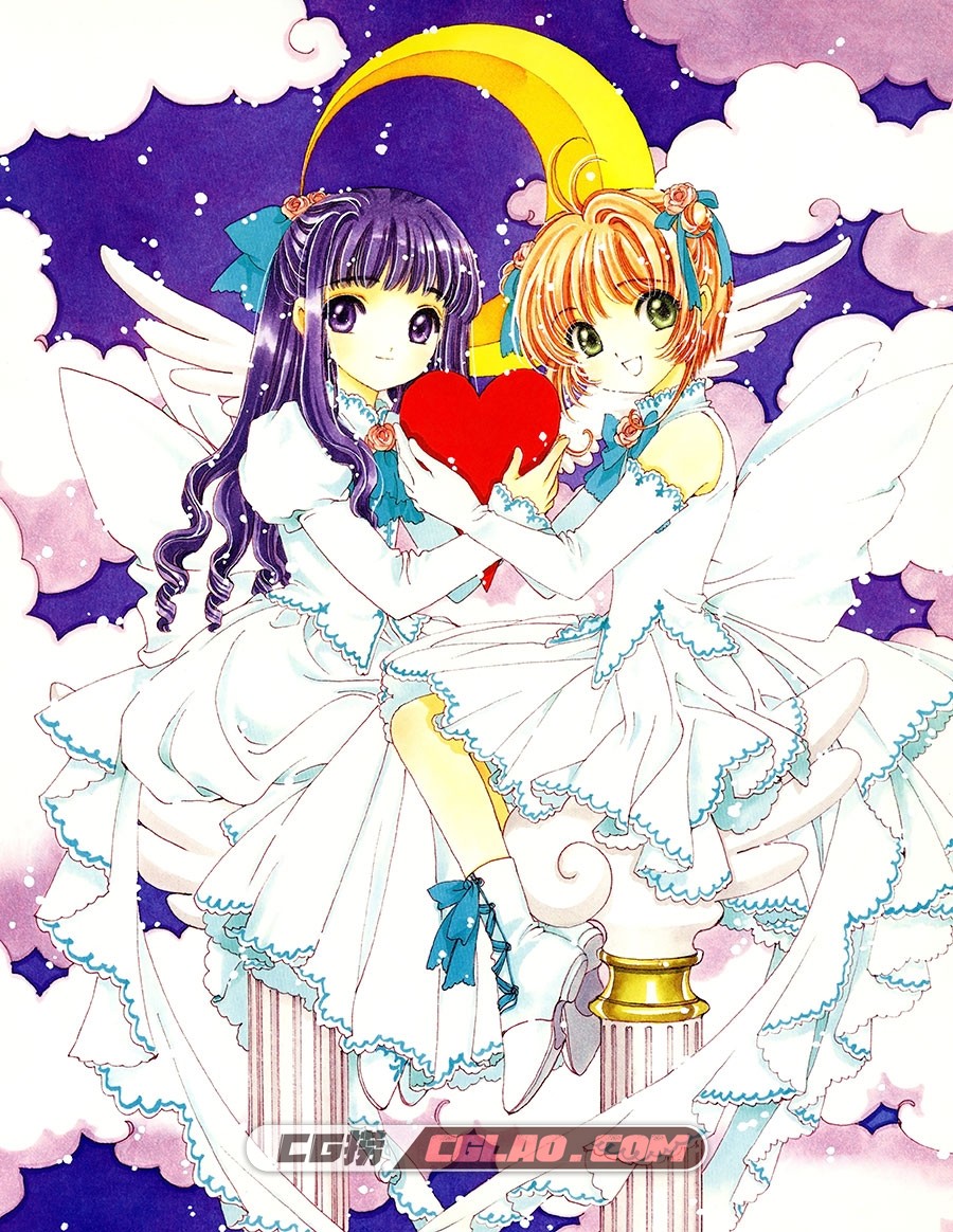 CLAMP 魔卡少女樱原画画集2 百度网盘下载,02--pullout-poster-back.jpg