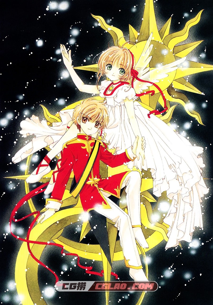 CLAMP 魔卡少女樱原画画集3 百度网盘下载,001--pullout--poster-front.jpg