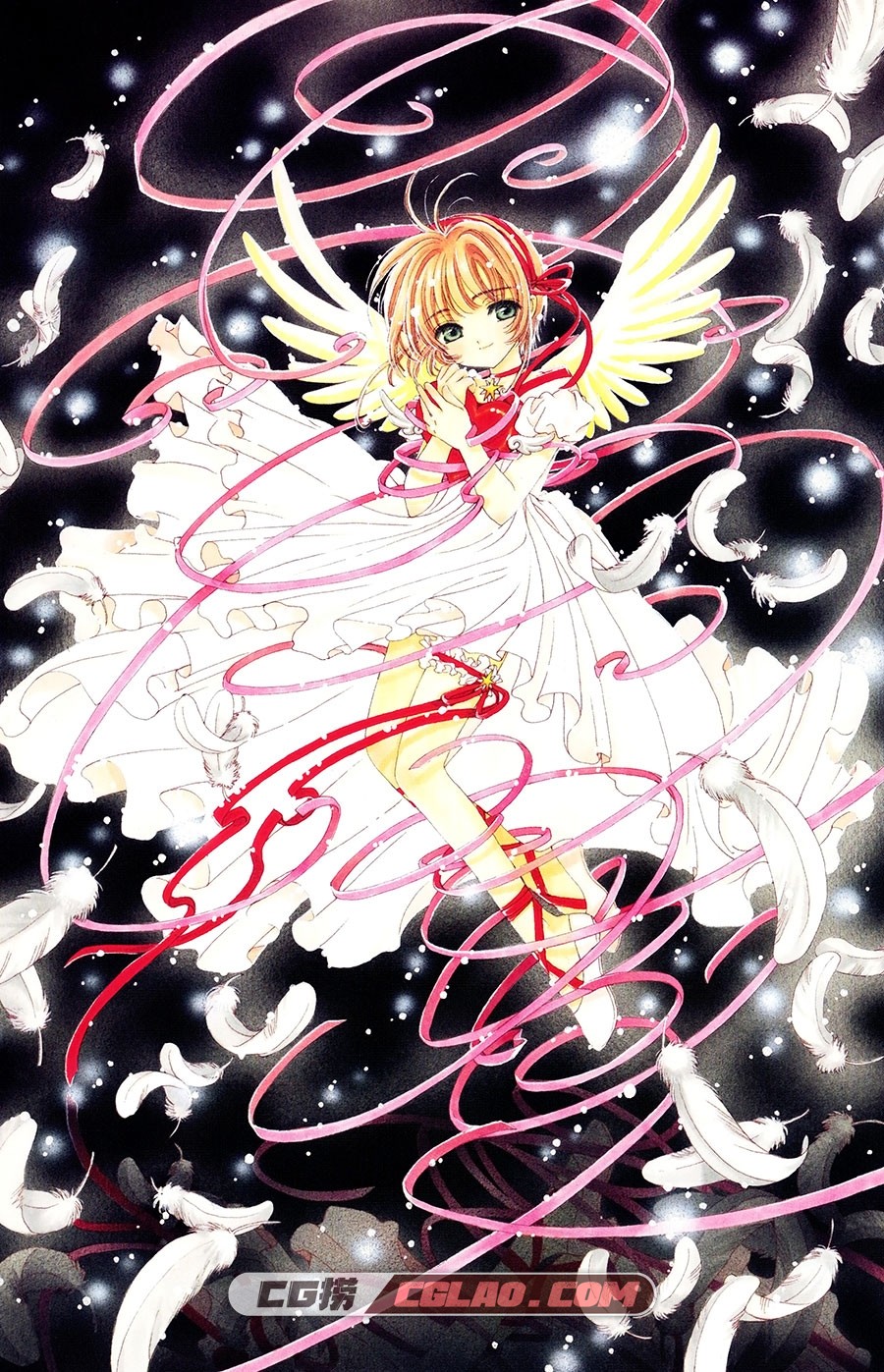 CLAMP 魔卡少女樱原画画集3 百度网盘下载,002--pullout-poster-back.jpg