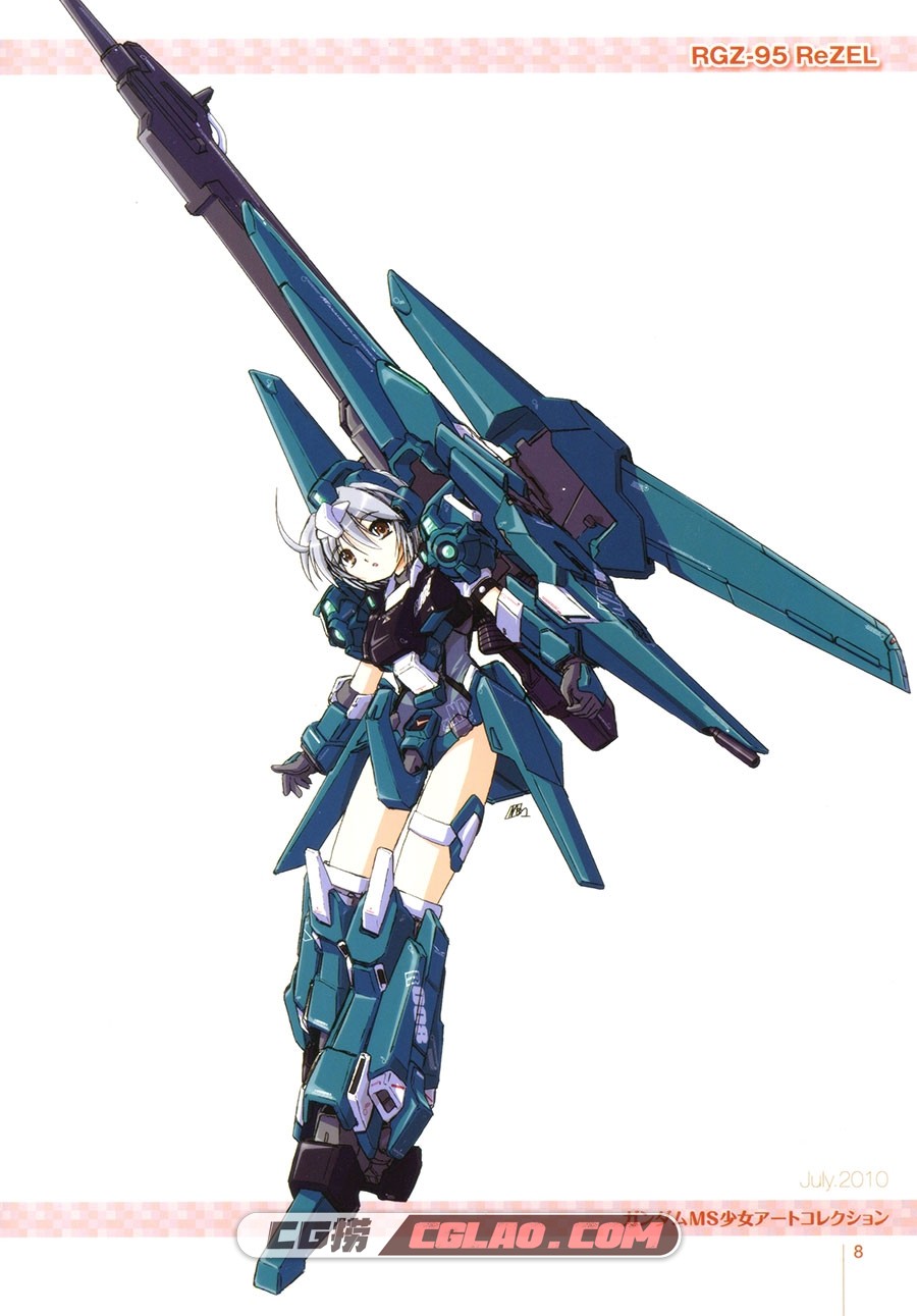 Gundam Mobile Suit Girl Art Collection 明貴美加 插画画集百度云下载,010_img0008.jpg