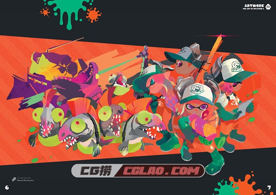 The Art of Splatoon 2 喷射战士2设定资料集 画集百度网盘下载,The_Art_of_Splatoon_2_007.jpg