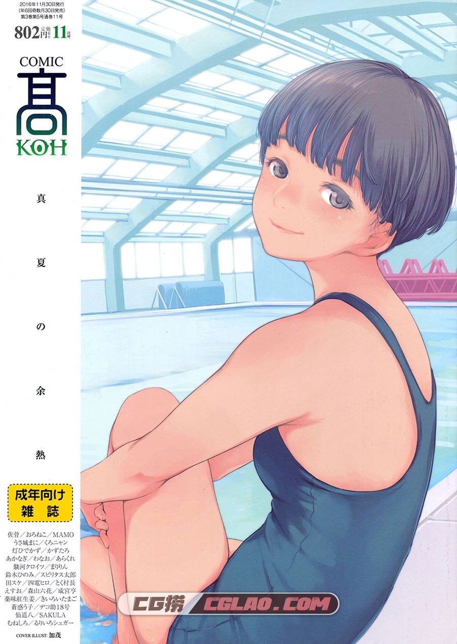 COMIC 高 Covers 加茂 kamo 插画画集百度网盘下载,COMIC_Koh_2016_11.jpg