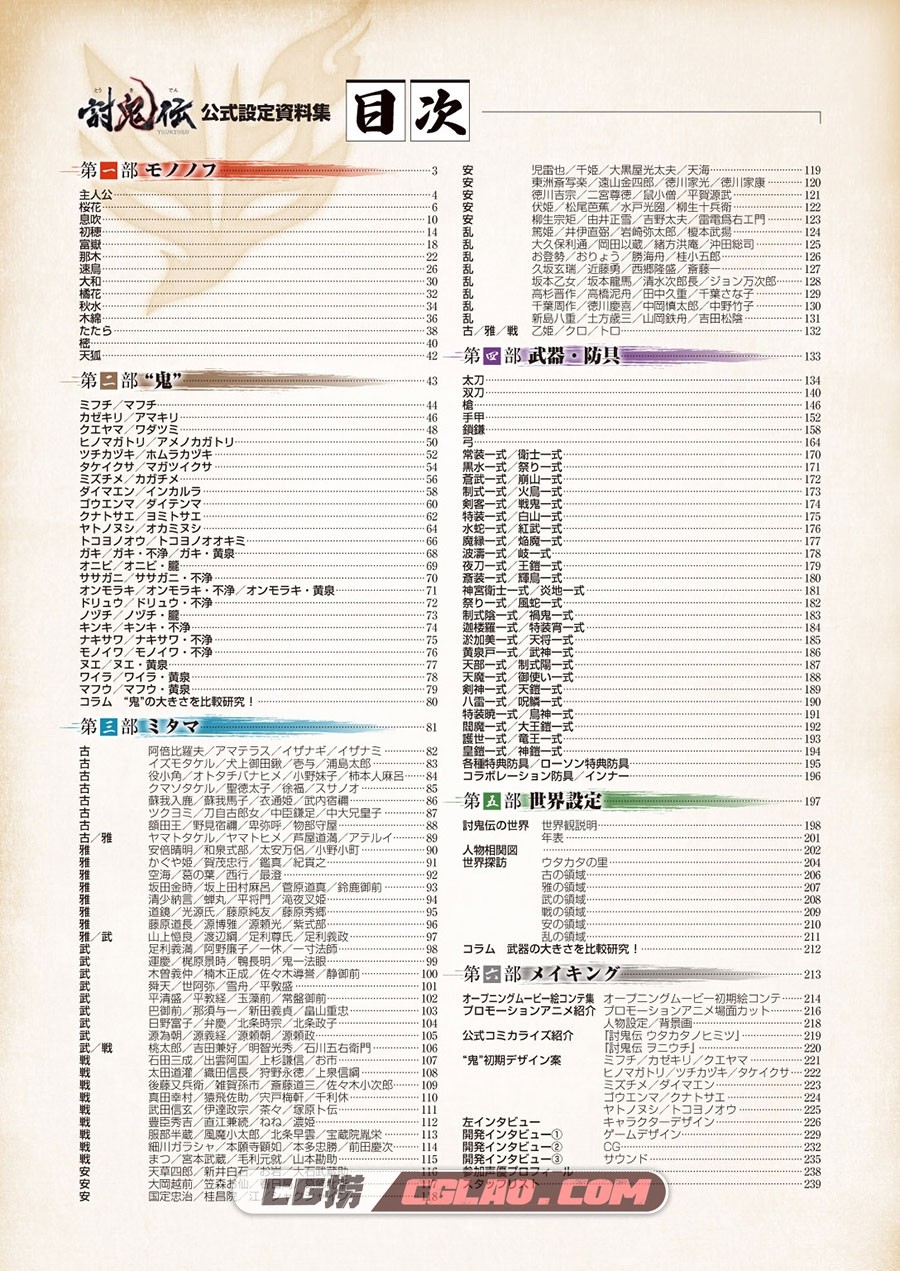 讨鬼传 公式设定资料集 画集百度网盘下载,0002.jpg