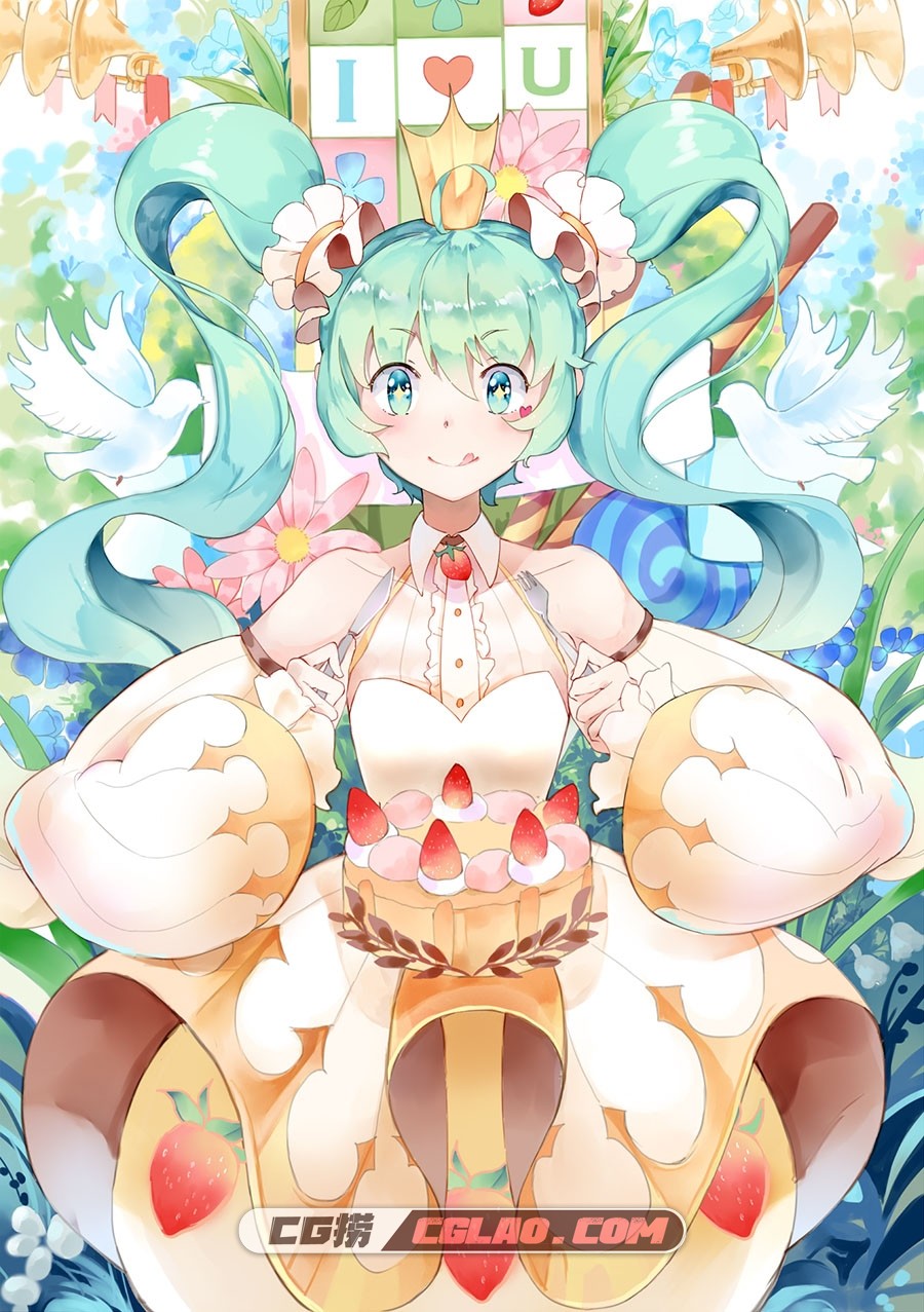 初音未来 生诞祭2018插画美图 百度网盘下载分享 1166P,bmk_232-70463476_p0.jpg