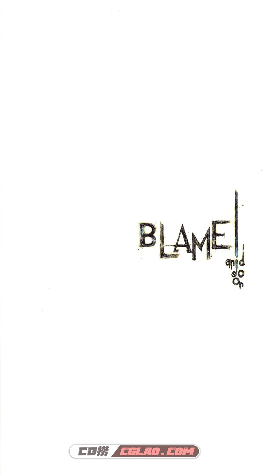 弐瓶勉原画集 BLAME！and.so.on 原画画集百度网盘下载,BLAME_and_so_on_001.jpg