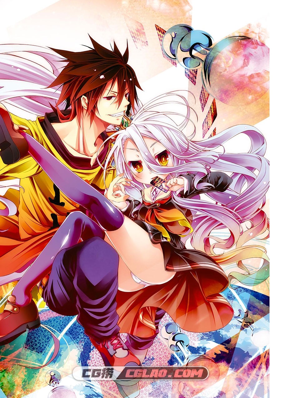 NO GAME NO LIFE 游戏人生 榎宮祐 插画画集百度网盘下载,i_008.jpg