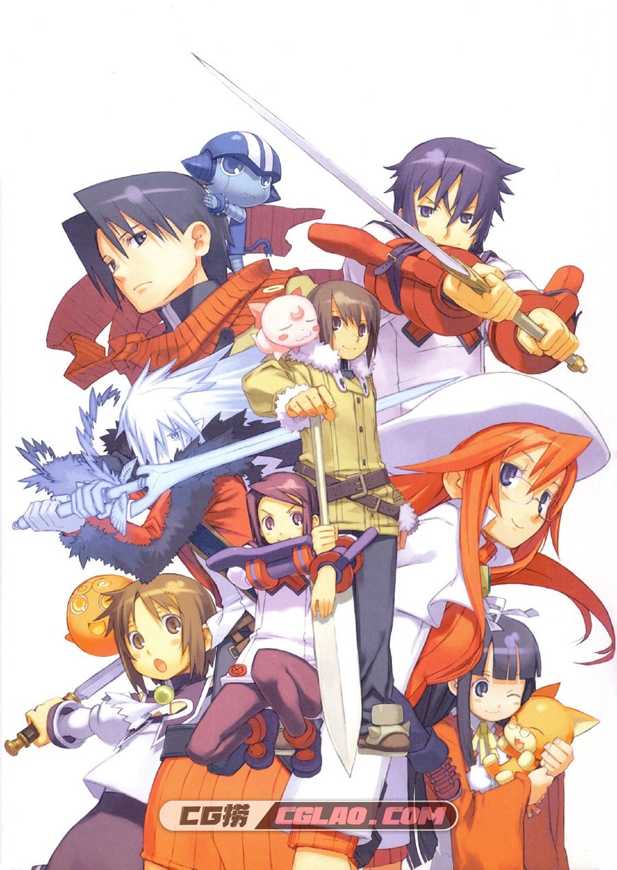 召唤之夜 summon night 黑星红白 饭冢武史 设定资料画集百度云,001.jpg