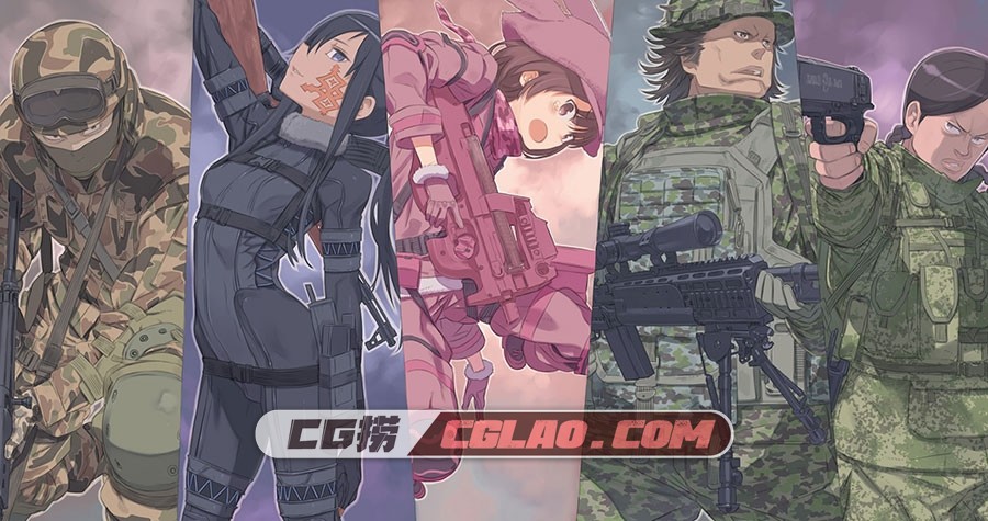 刀剑神域外传 Gun Gale Online 小说插图合集 VOL1~9 百度网盘下载,004_Gun_Gale_Online_Vol_01_006_008.jpg