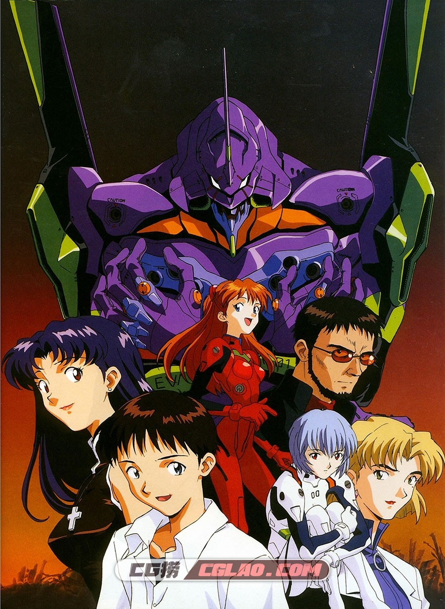 Neon Genesis Evangelion POSTERS COLLECTION 1995-2021 画集百度网盘下载,01.NGE_POSTER1_1995.jpg