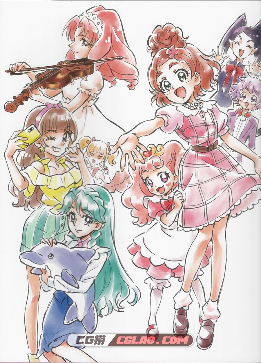 東映アニメ―ションプリキュアワークス 插画画集百度网盘,Page_00C.jpg