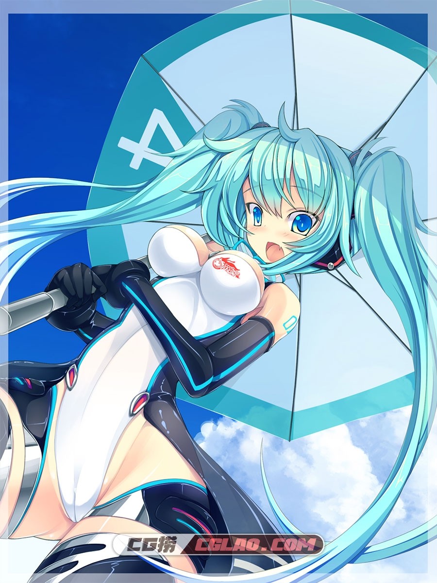 RacingMiku初音赛车女郎图片包画集百度网下载,[003].jpg