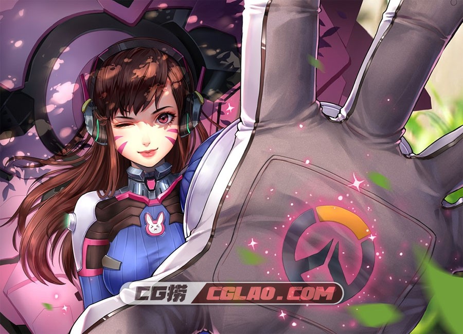 守望先锋d.va 战斗服女孩纸插画作品合集 百度网盘下载,57150511_p0.jpg