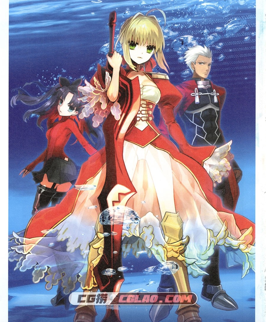 Fate/EXTRA material ワダアルコ illustrations ワダアルコ百度云下载,02_001.jpg