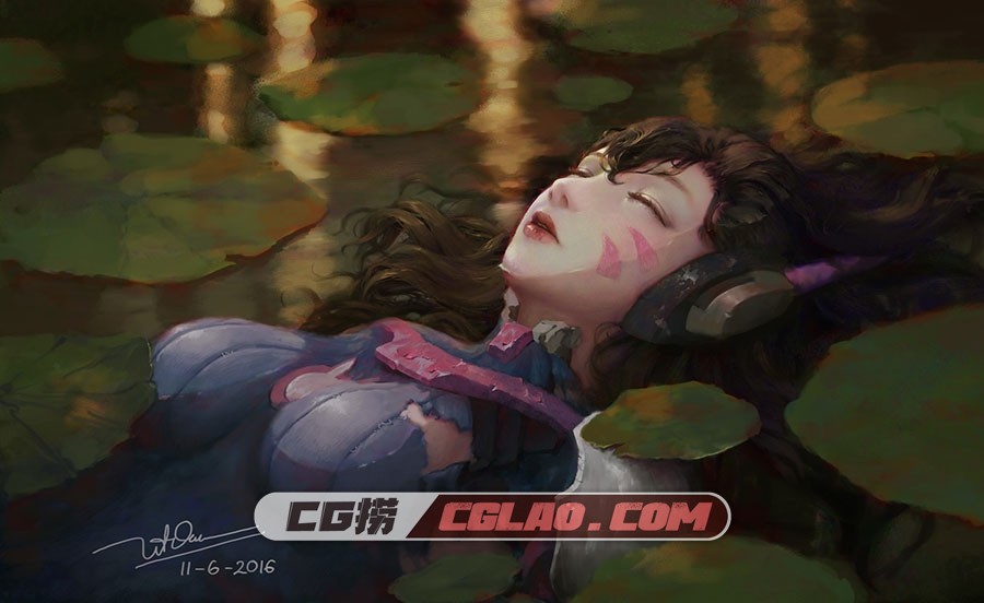 宋哈娜D.Va 游戏同人角色插画作品 百度网盘下载 301P,D.VA-(151).jpg