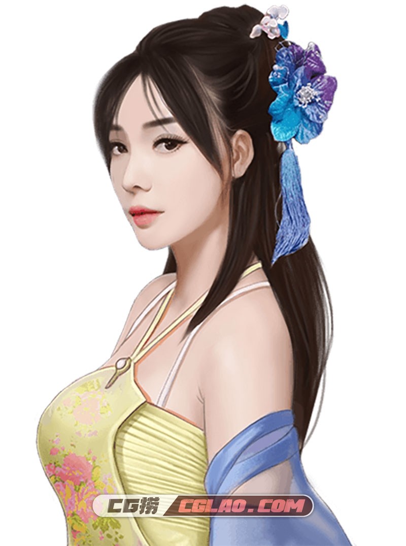 中式古装游戏宫廷风角色人物立绘 百度网盘下载 1077P,50002.jpg