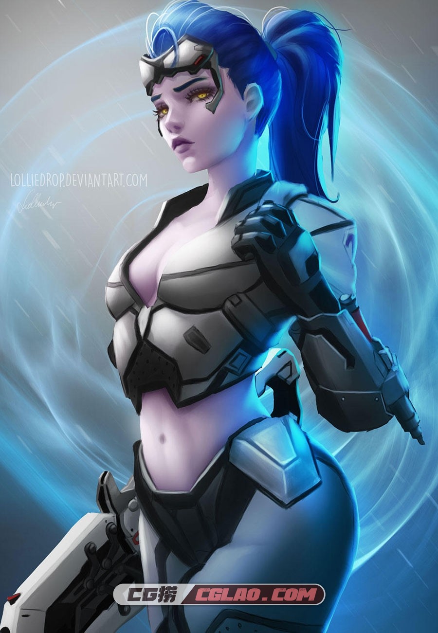 Deviantart lolliedrop 人物插画美术作品 百度网盘下载 133P,WIDOWMAKER-Talon---Overwatch(EE730).jpg