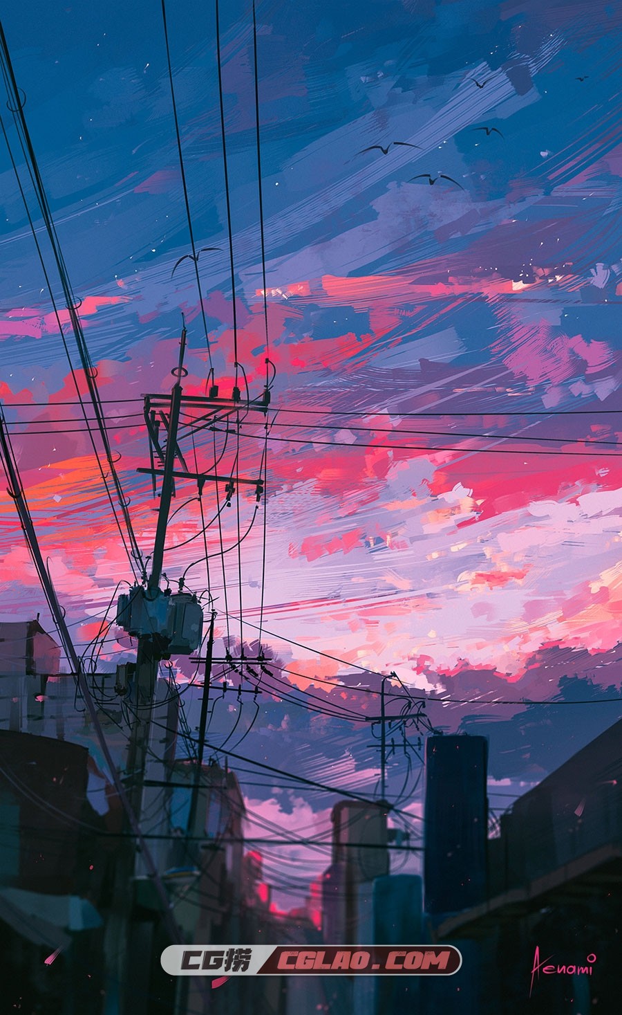 乌克兰插画师 Alena Aenami 美感风景插画赏析 百度网盘下载,1-(10).jpg