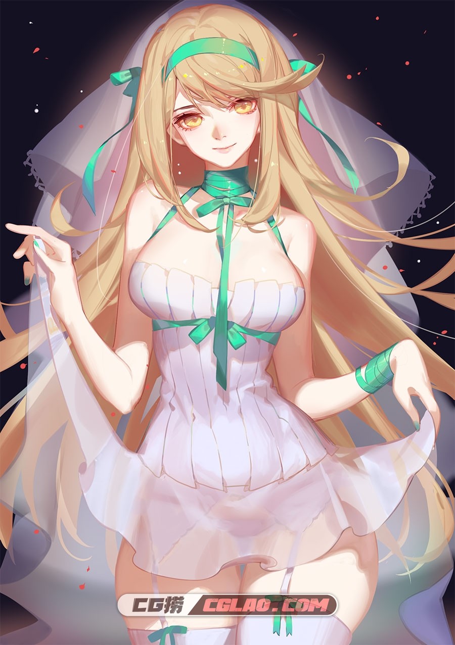 画师KyoMon 画风娇俏的女孩纸插画作品图包 百度网盘 504P,182_Mythra.jpg