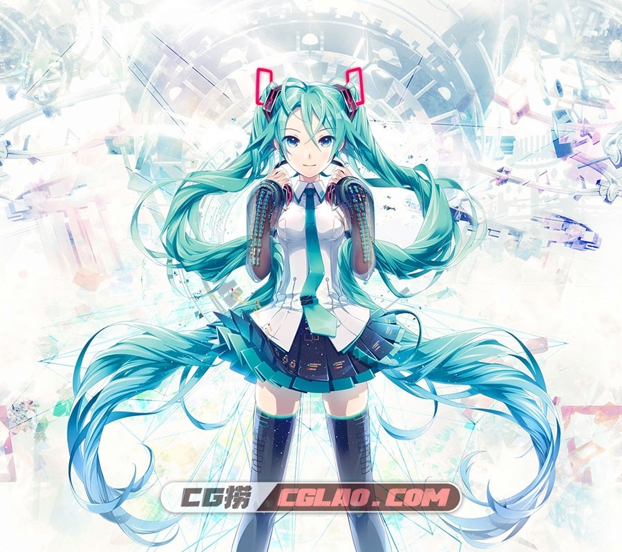 初音未来 Hatsune Miku 同人插画美图 百度网盘下载 89P,01_a11_miku.jpg