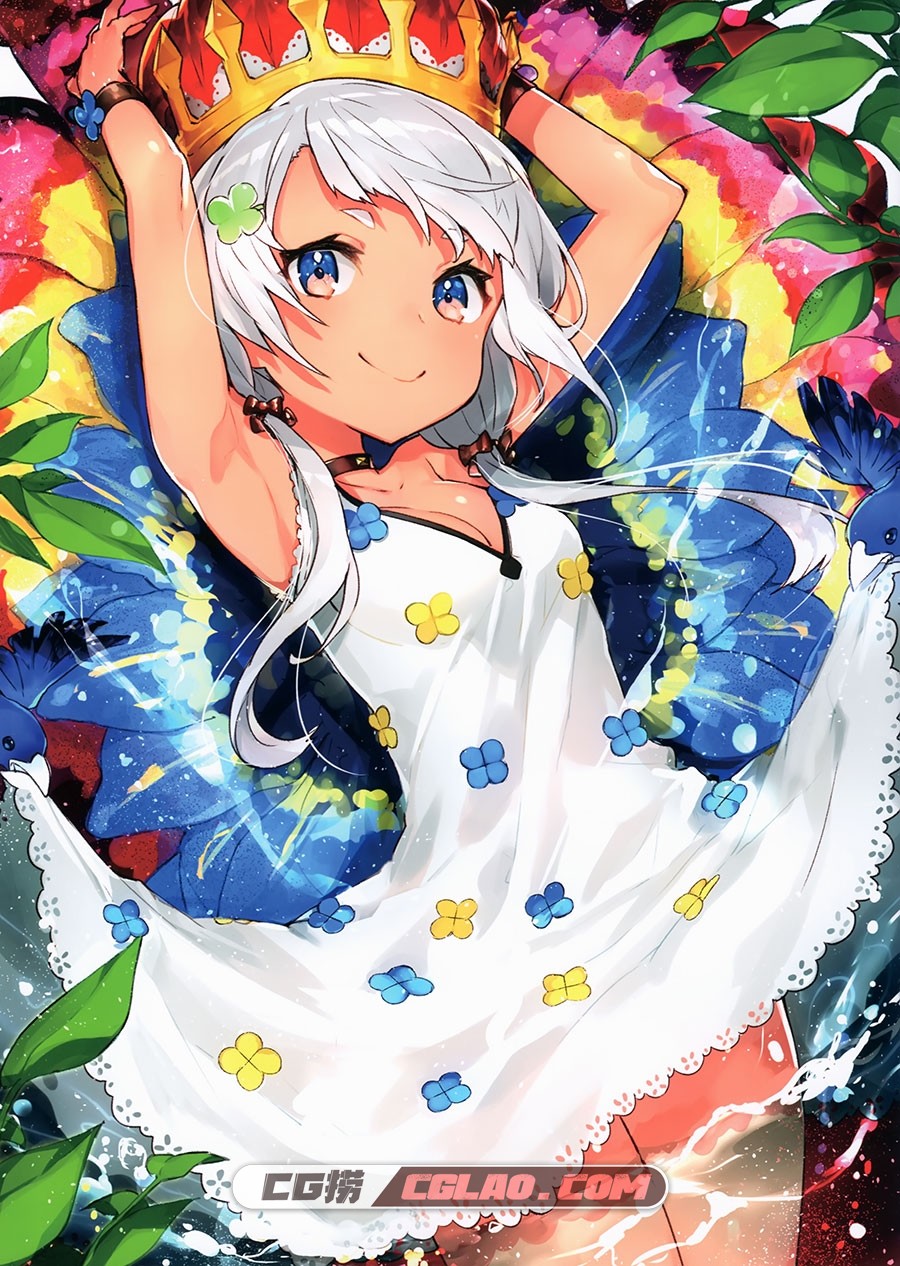 MikaPikaZo Mika Pikazo FLOWERS P站画师插画画集百度网盘下载,_6.jpg