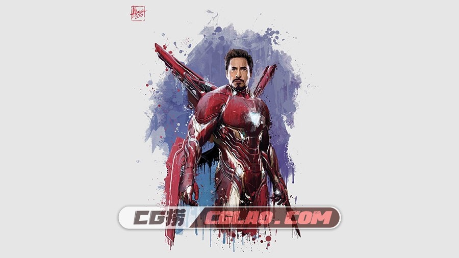 漫威英雄 钢铁侠海报插画壁纸图包下载 百度网盘分享,iron-man-new-suit-for-avengers-infinity-war-vi.jpg