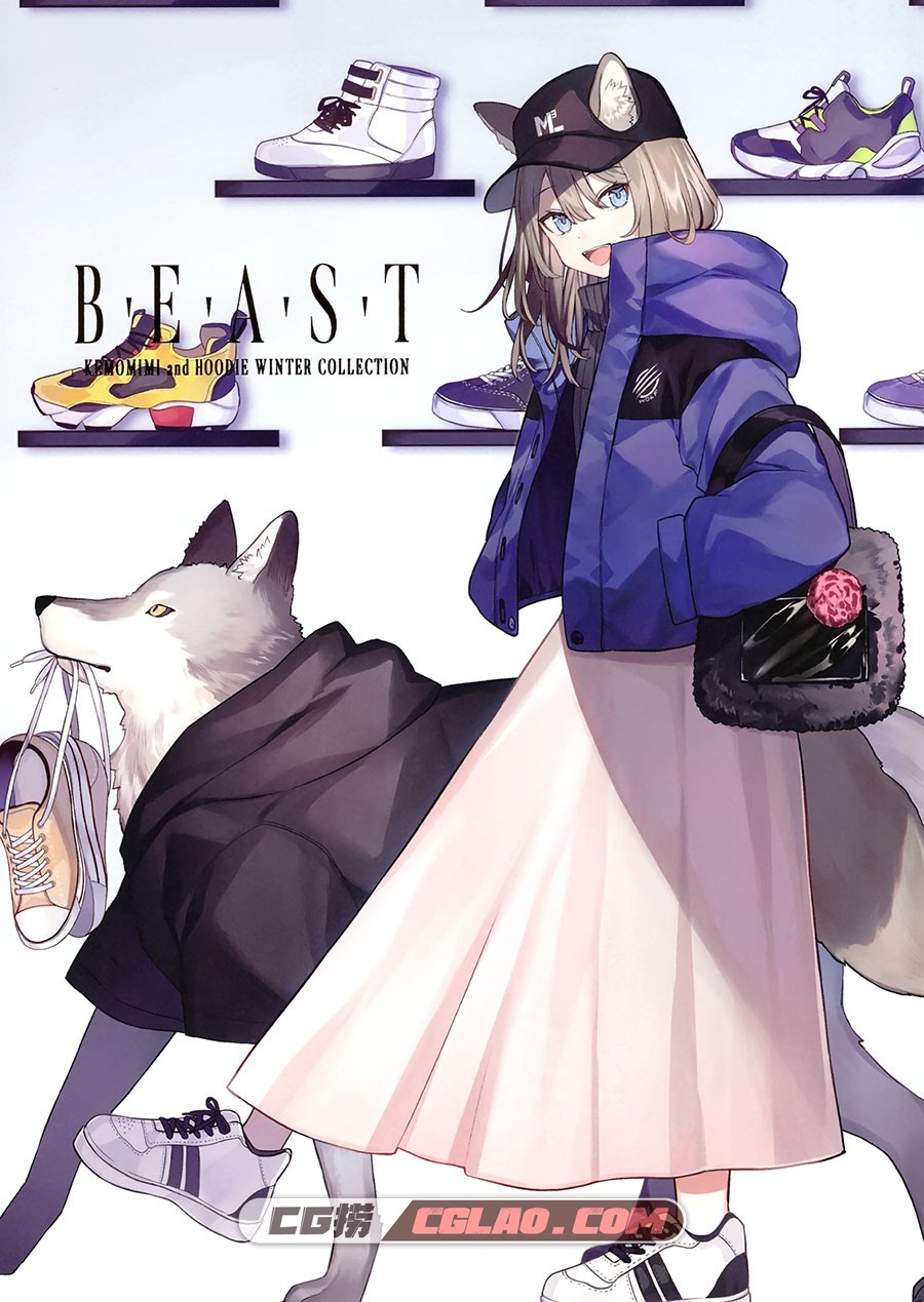 きなこもっち しゅがお BEAST P站画师软萌画集百度网盘下载,1.jpg