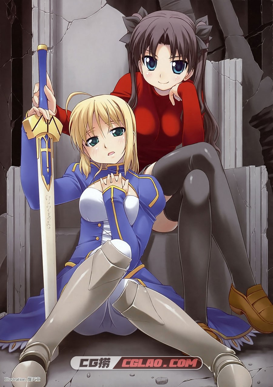 Fate／Stay Night - Unlimited Blade Works Anthology Fanbook画集百度云下载,001.jpg